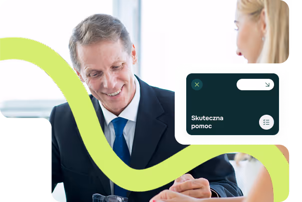 Prawnik podczas konsultacji prawnej z klientem.